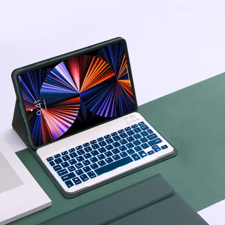 Teclado retroiluminado en español para Xiaomi Pad 6/Mi Pad 6 Pro 2023, 11 pulgadas, cubierta con soporte - 1