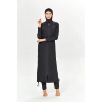 Traje de baño musulmán modesto Burkini para mujer, traje de baño para mujer, Abayas, Hijab islámico de manga larga, cobertura completa, traje de baño, 3 uds. - details 2