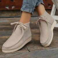 zapatos planos casuales con cordones para mujer - details 1