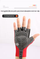 Giyo-guantes cortos de ciclismo sin dedos, manoplas antideslizantes de tela de LICRA para bicicleta de montaña y carretera, guantes de medio dedo para carreras deportivas - details 5