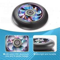 Ruedas de repuesto para patinete eléctrico, ruedas de Pu de 2 piezas y 100Mm con rodamiento para coches mecedoras, coches extremos y patinetes - details 6
