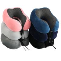 Almohada de Joroba, Color Aleatorio, Almohada de Espuma de Memoria Portátil para Viaje, Pequeña y Ligera, Adecuada para Viajes, Colchón de Aire Suave y Cómodo - details 3