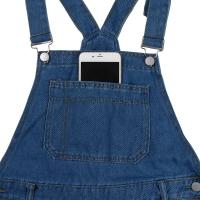 Monos de Denim a Rayas para Hombres Pantalones de Trabajo Diarios Casuales con Múltiples Bolsillos - details 10