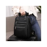 Mochila De Viaje Informal Para Mujer, Bolso De Hombro Oxford Impermeable, Bolso De Mano De Gran Capacidad, Monedero Negro, - details 11