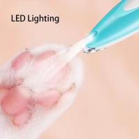 Recortadora de patas inalámbrica para mascotas con pantalla LED, recargable por USB, afeitadora de patas de gato, impermeable, portátil, eléctrica. - details 6
