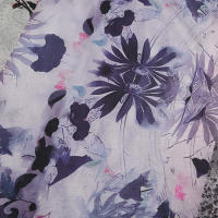 BUNO-Falda larga con estampado floral retro para mujer, faldas de tiro bajo con malla de retazos transparente, estilo vintage de los años 2000, trajes Harajuku y2k, novedad - details 10
