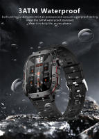 Reloj inteligente Ultra militar para hombre, dispositivo resistente al agua IP68, 5ATM, Monitor de salud, llamadas BT, 2024 pulgadas, para deportes al aire libre, novedad de 1,96 - details 14