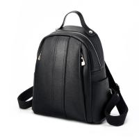 Mochila de piel de vaca de primera capa versátil de gran capacidad Mochila de mujer bolso versátil de cuero suave - details 1