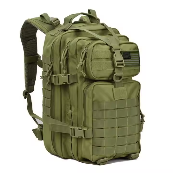 Mochila Deportiva Impermeable para Senderismo, Morral para Pesca, Caza, Acampada, Excursionismo, Bolsa Militar, Exteriores, Táctica, 50 L, Nailon de 1000D - 1