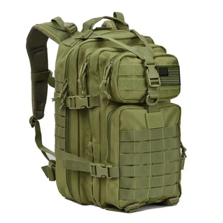 Mochila Deportiva Impermeable para Senderismo, Morral para Pesca, Caza, Acampada, Excursionismo, Bolsa Militar, Exteriores, Táctica, 50 L, Nailon de 1000D - 1