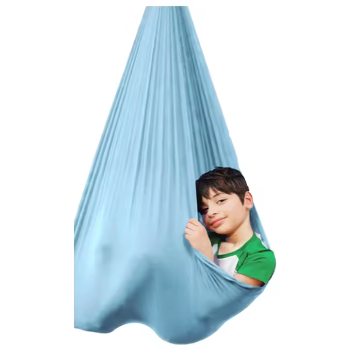 Columpio sensorial terapéutico, techo de abrazo, columpio para acurrucarse, hamaca de tela ajustable para habitación al aire libre, autismo, hamaca de Yoga - 1