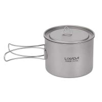 Lixada - maceta colgante portátil de titanio ultraligera, 900 ml/1600 ml, con asa plegable con tapa, utilizada para acampar al aire libre, hacer senderismo, - details 71