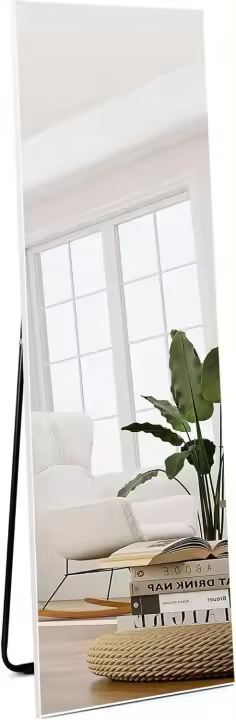 Espejo de Pie Cuerpo Completo de Alta Definición 150x41 cm Ideal para Pared o Suelo - 1