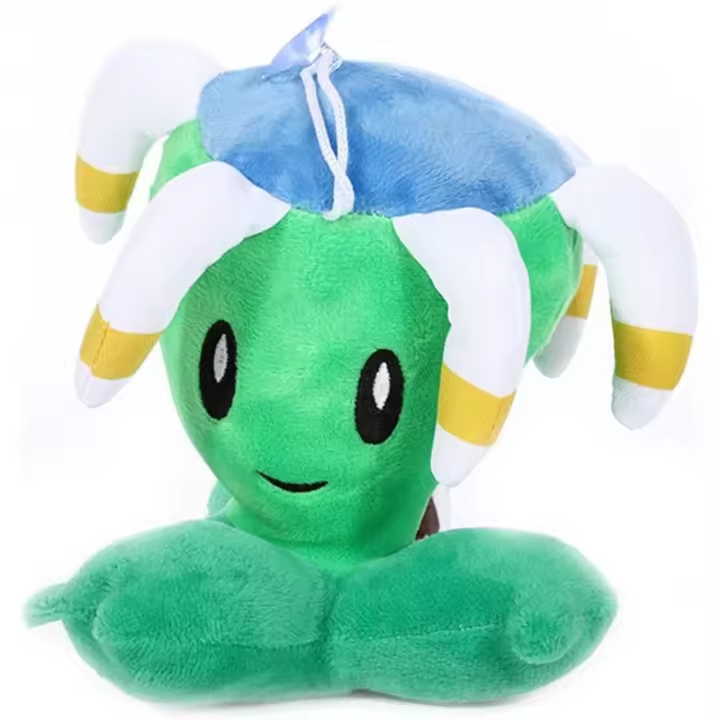 Plantas y Boomerang Zombies juguetes de peluche PVZ 1 2 muñeco de peluche suave Boomerang juguete nuevo - 1