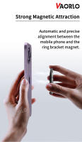 Mini soporte magnético plegable de escritorio para móvil, anillo magnético para dedo, para iPhone 12, 13, 14, serie Magsafe, funda/teléfono inteligente/coche - details 1