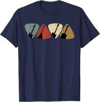 Vintage Guitar Pick Player Guitt bajista músico camiseta algodón diario cuatro estaciones hombres ropa Hombre estética - details 0