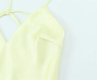 Vestido Midi Recto con Cremallera Estilo Vintage con Espalda Descubierta para Mujer Moda Elegante - details 5