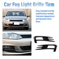Parachoques de coche negro brillante, luz antiniebla, cubierta de rejilla, embellecedor, para Golf 7, MK7, 2013-2017 - details 6