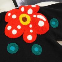 Otoño Invierno suéteres de punto mujeres jerseys moda coreana volantes manga 3D flores prendas de punto Top suéter Sueter Mujer Jumper - details 10