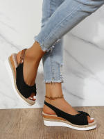 Sandalias de Mujer de Moda con Punta Abierta y Cuña 2023 Estilo Gladiator Ligero Plataforma Zapatos de Playa Antideslizantes Talla Grande - details 6