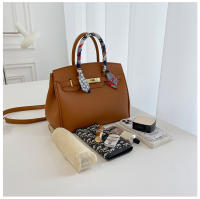 Kelly bolso de seda texturizada bufanda lichi patrón bolso de moda hombro de moda bolso de las mujeres - details 45