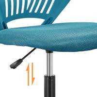 Silla Escritorio de Oficina Ergonómica Silla Giratoria Altura Ajustable sin Reposabrazos Asiento Malla Rosa - details 52