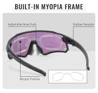 SCVCN-Gafas Polarizadas de Ciclismo para Hombres y Mujeres, 3 Lentes Intercambiables - details 7