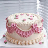 Boquilla de borde de falda coreana, herramientas de decoración de pastelería de acero inoxidable, para glaseado de crema y magdalenas, 8 unidades por juego - details 5
