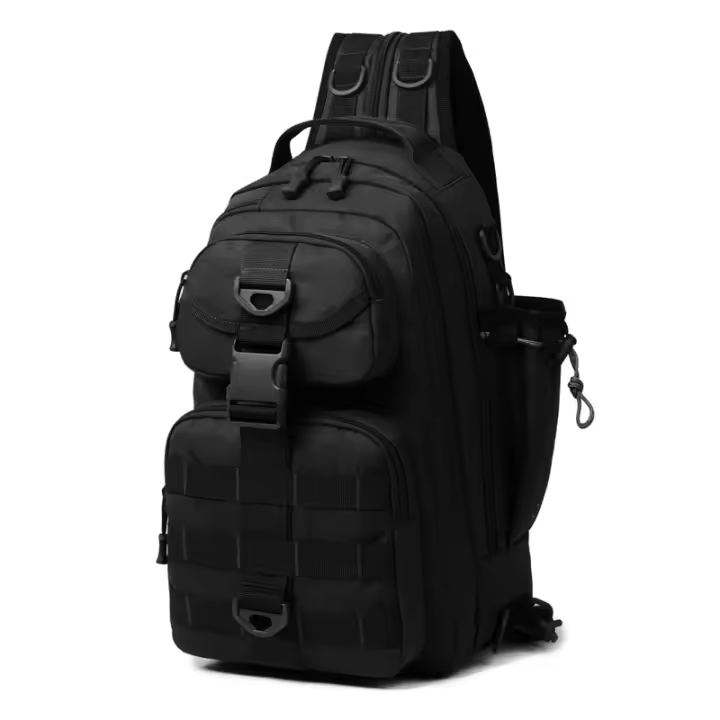 Mochila táctica militar Molle para hombre, bolso multifunción para acampar, escalar, viajar, un solo hombro - 1