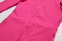 Traje de gimnasio de yoga para mujeres mono deportivo de manga larga con medio cierre sobre todo el cuerpo ropa de fitness para entrenamiento - details 32