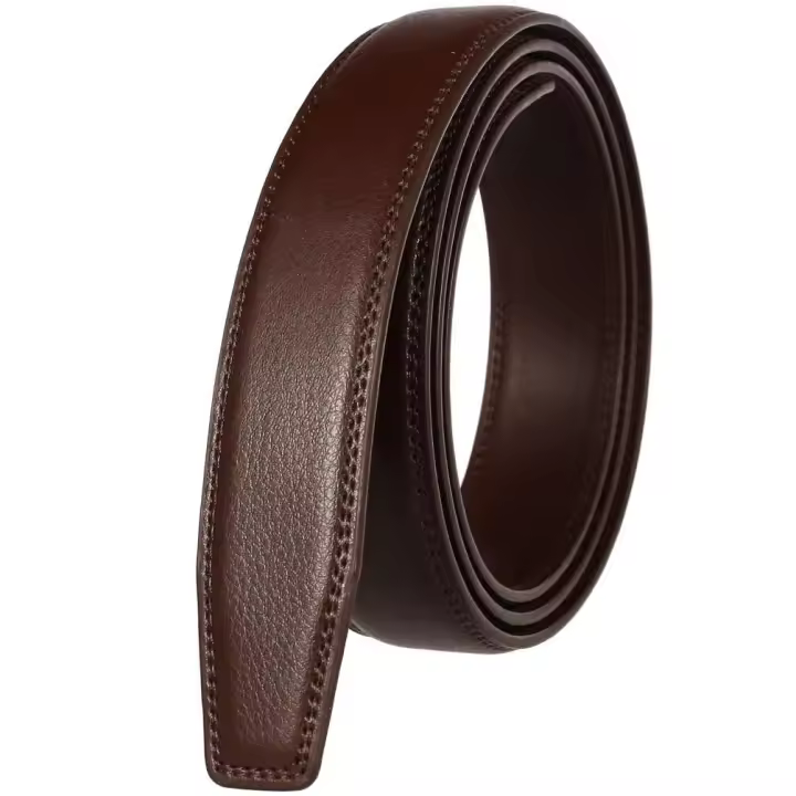 Cinturón de Cuerzo Genuino BUNO Ancho de 3.0cm Cinturón Automático sin Hebillas Calidad Buena - 1