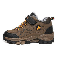 Zapatos de senderismo para niños de alta calidad, zapatos cálidos antideslizantes de lana para exteriores para niños y niñas, botas de nieve impermeables cómodas para invierno - details 22