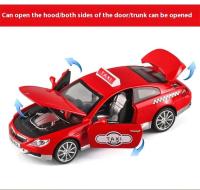 Coche de Taxi M6 a Escala 1:32 Modelo de Metal Alegrado con Sonido y Luz Juguete Ideal para Niños - details 4