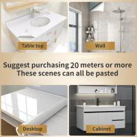 Papel tapiz impermeable de mármol de 80cm para armarios de cocina, decoración de baño, lámina de cocina, pegatinas autoadhesivas a prueba de aceite para renovación - details 8