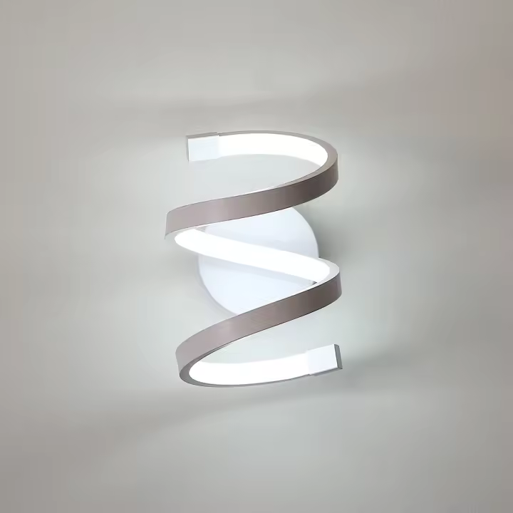 Goeco-Lámpara de Pared LED para interiores, Luz Blanca Fría de 18W, 2000lm, Apliques de Pared para Dormitorio, salón, Pasillo, 6500K - 1