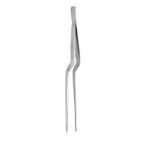 Pinzas de acero inoxidable gruesas de alta precisión para reparaciones electrónicas y arte de uñas, alineación perfecta, agarre - details 0