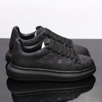 Zapatillas Blancas McQueen Cuero Genuino para Hombres y Mujeres Suela Gruesa - details 9