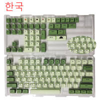 Teclas de perfil XDA para teclado mecánico, tapas de tecla de sublimación, té verde Matcha, tinte PBT, EN/KR/RU/Th/JA, 123 teclas - details 7