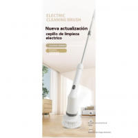Cepillo de limpieza doméstico motorizado sin cable mango largo cepillo de limpieza telescópico sin dobleces fregona giratoria automática - details 2