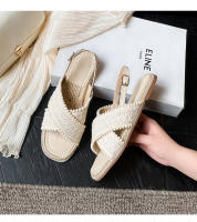 Sandalias De Pescador Tejidas Con Hierba Verano Para Mujer Nuevo Plano Sanya Nicho De Vacaciones De Viaje Zapatos Romanos Franceses - details 13