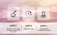Sunless to Drink: promueve el tono natural de la piel, gotas de bronceado bebibles nutritivas e hidratantes (60 ml/1 unidad) - details 1