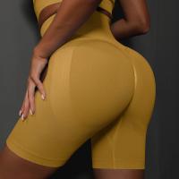 Pantalones cortos de Yoga para mujer, pantalones cortos deportivos sin costuras para gimnasio, pantalones cortos de entrenamiento de cintura alta con realce, pantalones cortos deportivos para Fitness, pantalones cortos de ciclismo - details 39