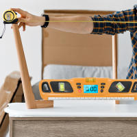 Inclinómetro Digital de nivel de espíritu, regla de escala Horizontal, transportador electrónico de pantalla LED, herramientas de medición de Base magnética - details 14