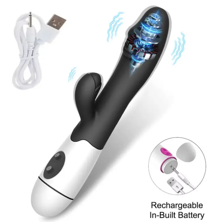 Vibrador de conejo femenino principiantes vaginales Vibrador de pezones G punto Vibrador de conejo vaginal femenino Vibrador de conejo estimulador de clítoris masturbación femenina juguetes sexuales femeninos - 1