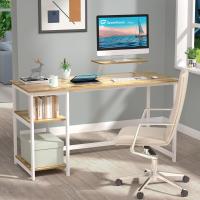 Escritorio de Computadora con Estantes Reversibles Mesa de Oficina para Ahorro de Espacio - details 42