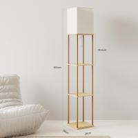 Lámpara de Pie con Bombilla LED 3 Colores de Temperatura Ideal para Sala de Estar, Dormitorio, Estudio y Oficina Estilo Vintage para el Hogar - details 13