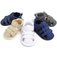 Sandalias De Verano Para Bebé Niño Casual Antideslizantes Cuero Suela De Goma Tallas Para Niños De 3 a 18 Meses - details 17