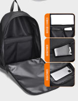 Mochila sencilla de gran capacidad para chica universitaria, mochila ligera unisex, mochilas escolares de color sólido para estudiantes - details 9