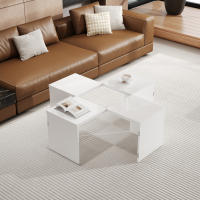 Mesa de centro, mesa de centro DIY, mesa de alto brillo, combinación gratuita - details 0