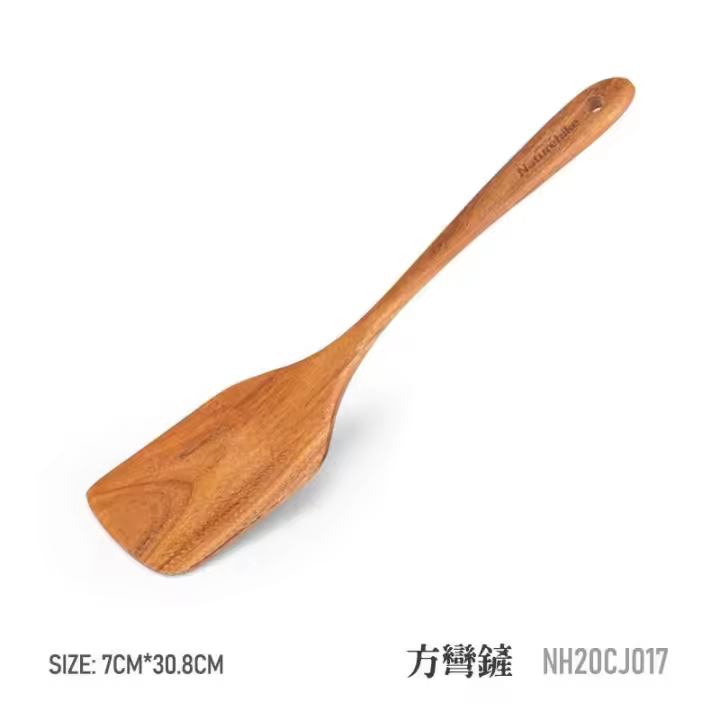 Juego de madera para acampar, vajilla de madera, cuchara para Picnic, pala para arroz, herramientas multifunción de cocina - 1